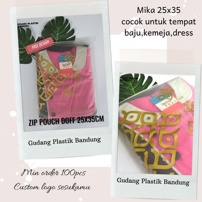 Plastik Ziplock Baju Ziplock Packaging Kemasan Ziplock Custom