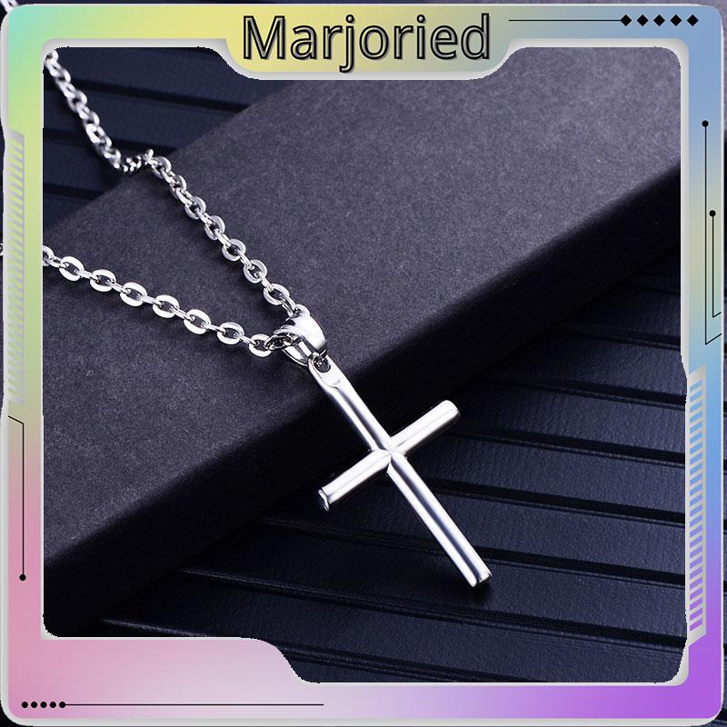 Kalung-SWalib Pria Rantai Vintage Cross-SWalib Liontin Kalung-MJD