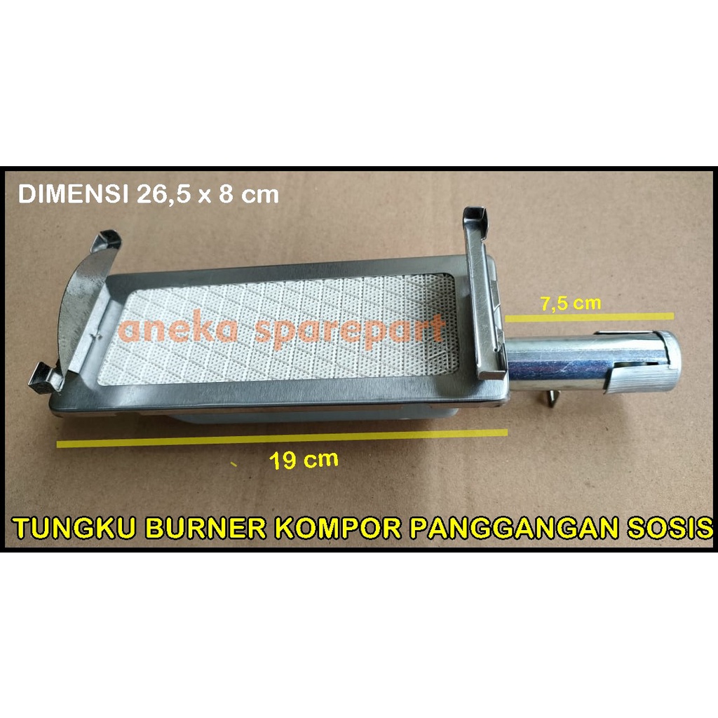 TUNGKU BARA BURNER INFRARED KOMPOR PANGGANGAN SOSIS