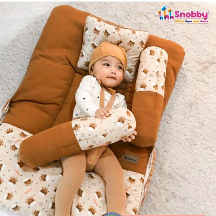 Snobby Set Kasur Kolam Jumbo + Kelambu + 2 Guling + 1 Bantal | Kasur Kolam Artsy Twiza Bayi Baby Newborn