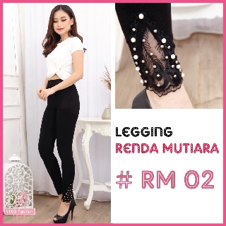 COD Legging  Renda Mutiara Legging  Wanita Legging  