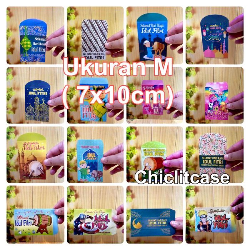 

amplop angpao lebaran 7x10cm motif karakter 1 pak isi 10 pcs