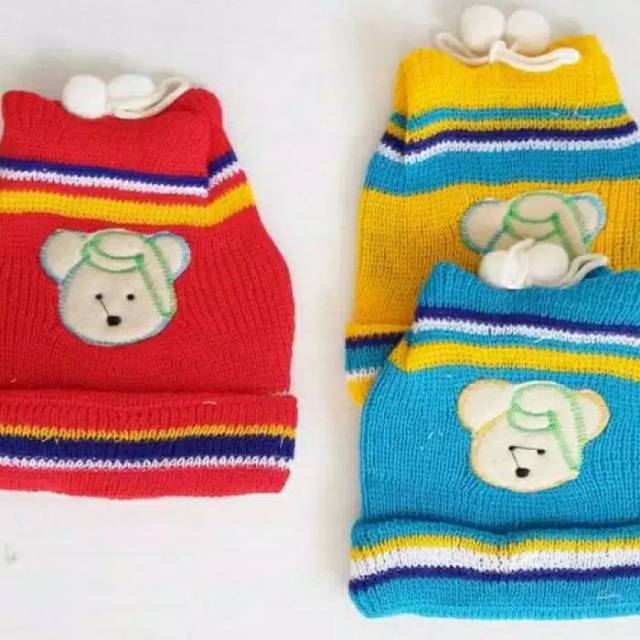 Topi bayi rajut/ topi rajut bayi/ topi bayi/topi rajut