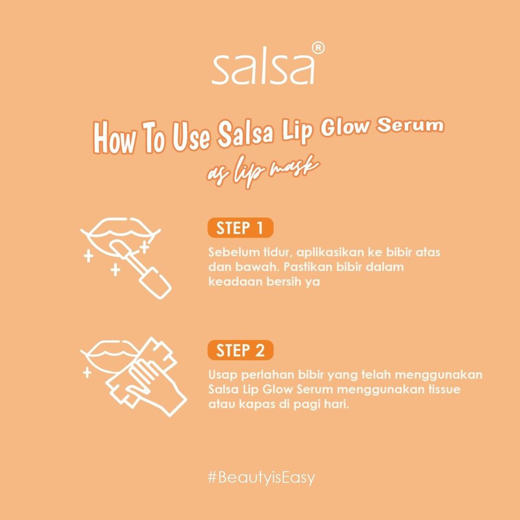 ⭐BAGUS⭐ SALSA LIP GLOW SERUM | Lipglow Lippie Serum Bibir 3gr