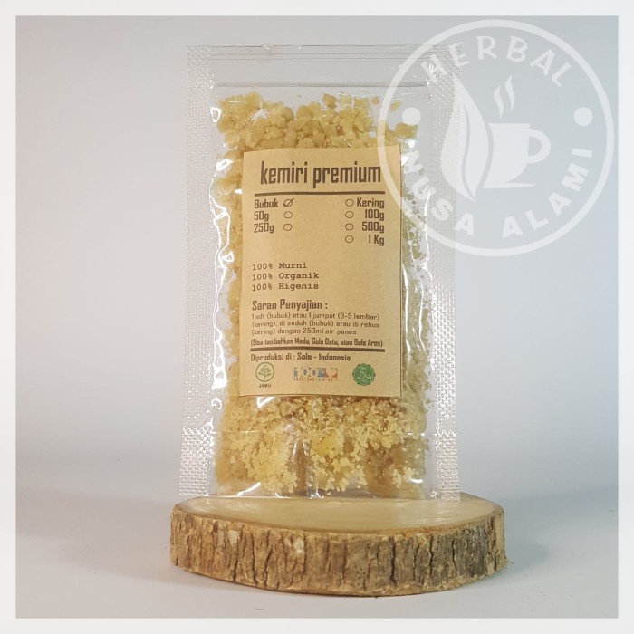 

KEMIRI BUBUK | PREMIUM | Aleurites Moluccanus 100g