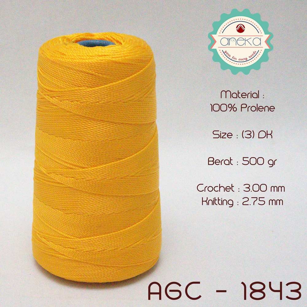 Benang Rajut Anggrek Cones / Nylon PP Yarn - 1843