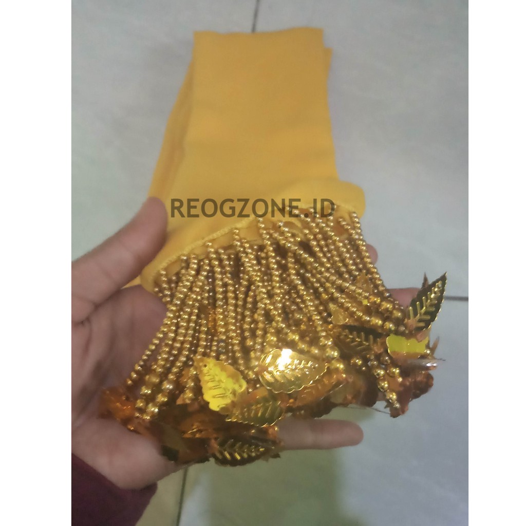 SAMPUR/SELENDANG TARI (PREMIUM QUALITY)-kuning