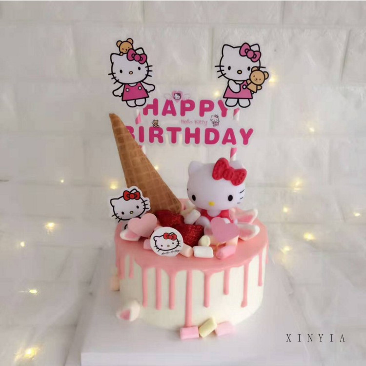 【CHECKOUT RP100】Topper Happy Birthday Hiasan Kue Ulang Tahun Topper Cake Topper Merry Christmas