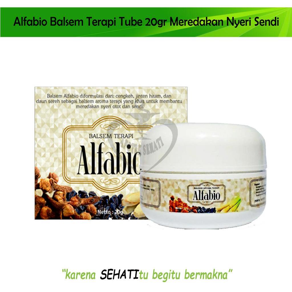 Alfabio Balsem Aromatherapy 20 Gram Balsem Pijat Urut Meredakan Nyeri Otot