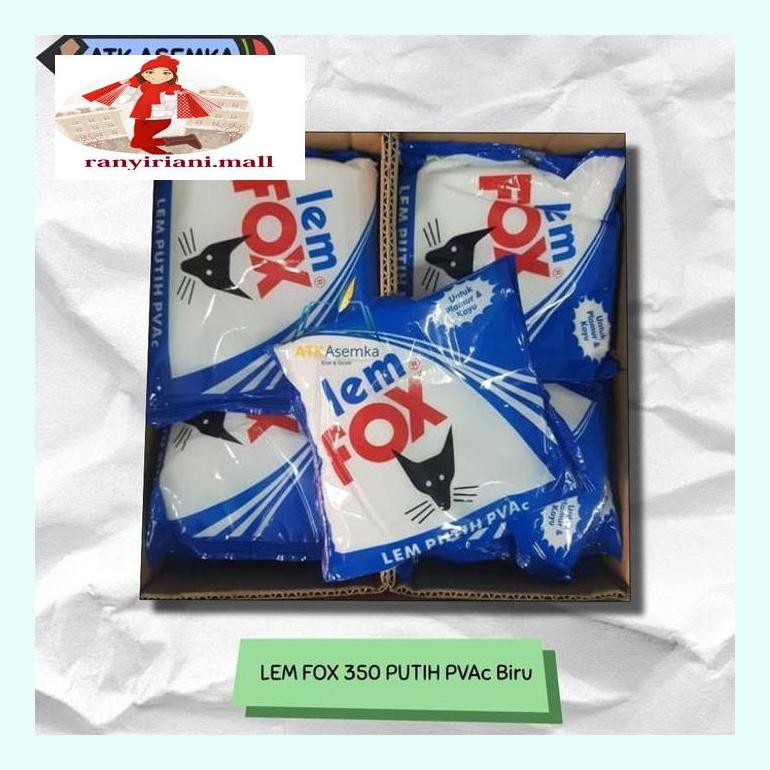 

510Fsjbran Lem Fox 350 Putih Pvac Biru / Lem Slime 350 Gram Rany5Ckhd