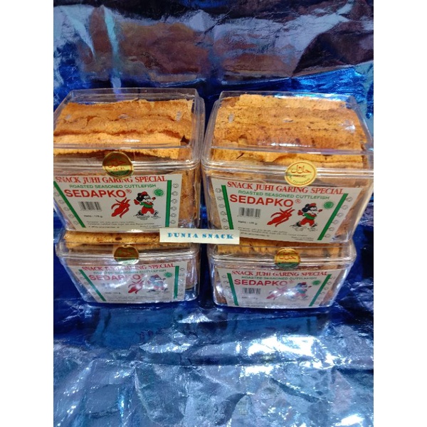 

Snack cumi Juhi garing sedapko 175gr