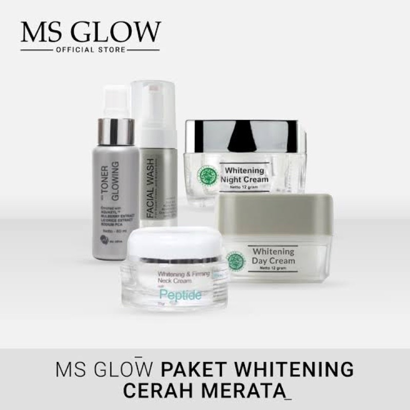 MS Glow paket lengkap
