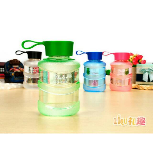 Botol Unik Bentuk Mini GALON AQUA (BPA FREE)460 ml