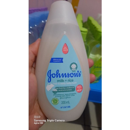 Baby bath johnson cotton touch