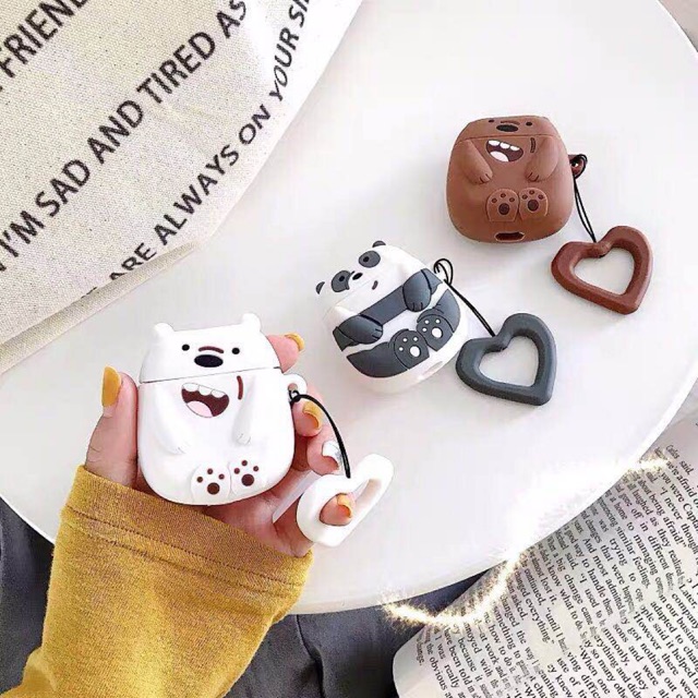 We Bare Bears Headset Wireless Case READYSTOCK