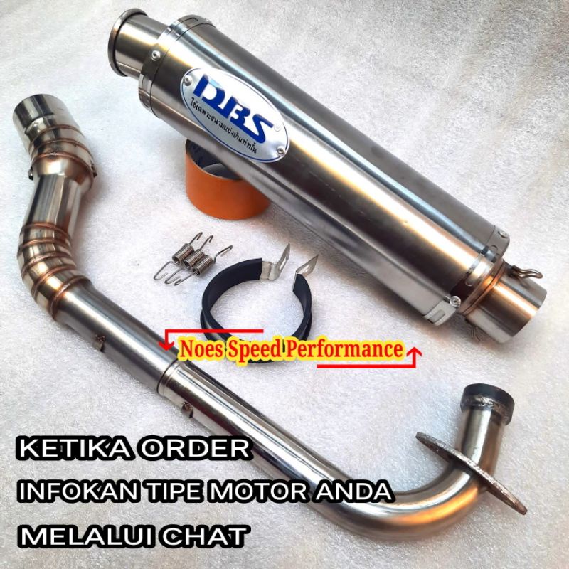Knalpot DBS thailand beat mio vario fino scoopy lexy aerox nmax pcx adv genio. Knalpot DBS motor mat