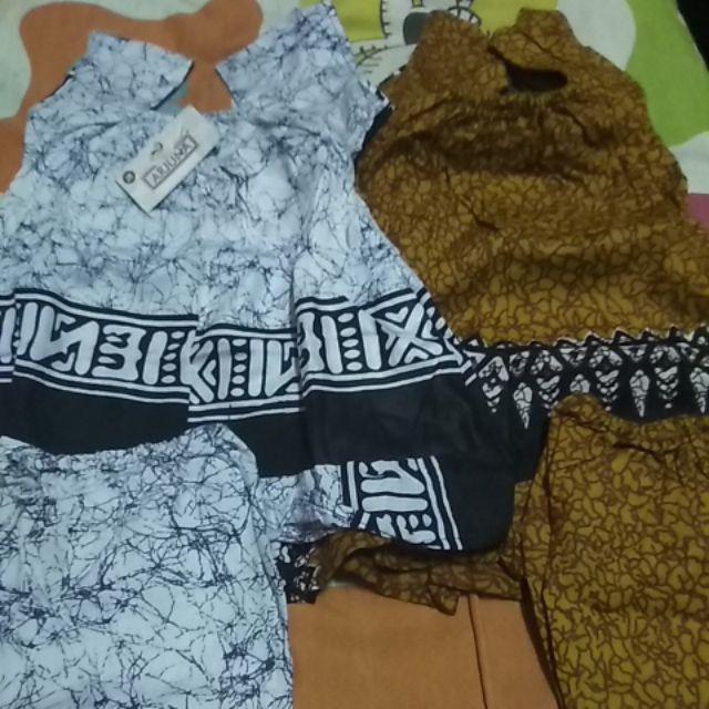 Setelan Batik Anak Perempuan Pita,baju Batik Anak Lucu Grosir Murah
