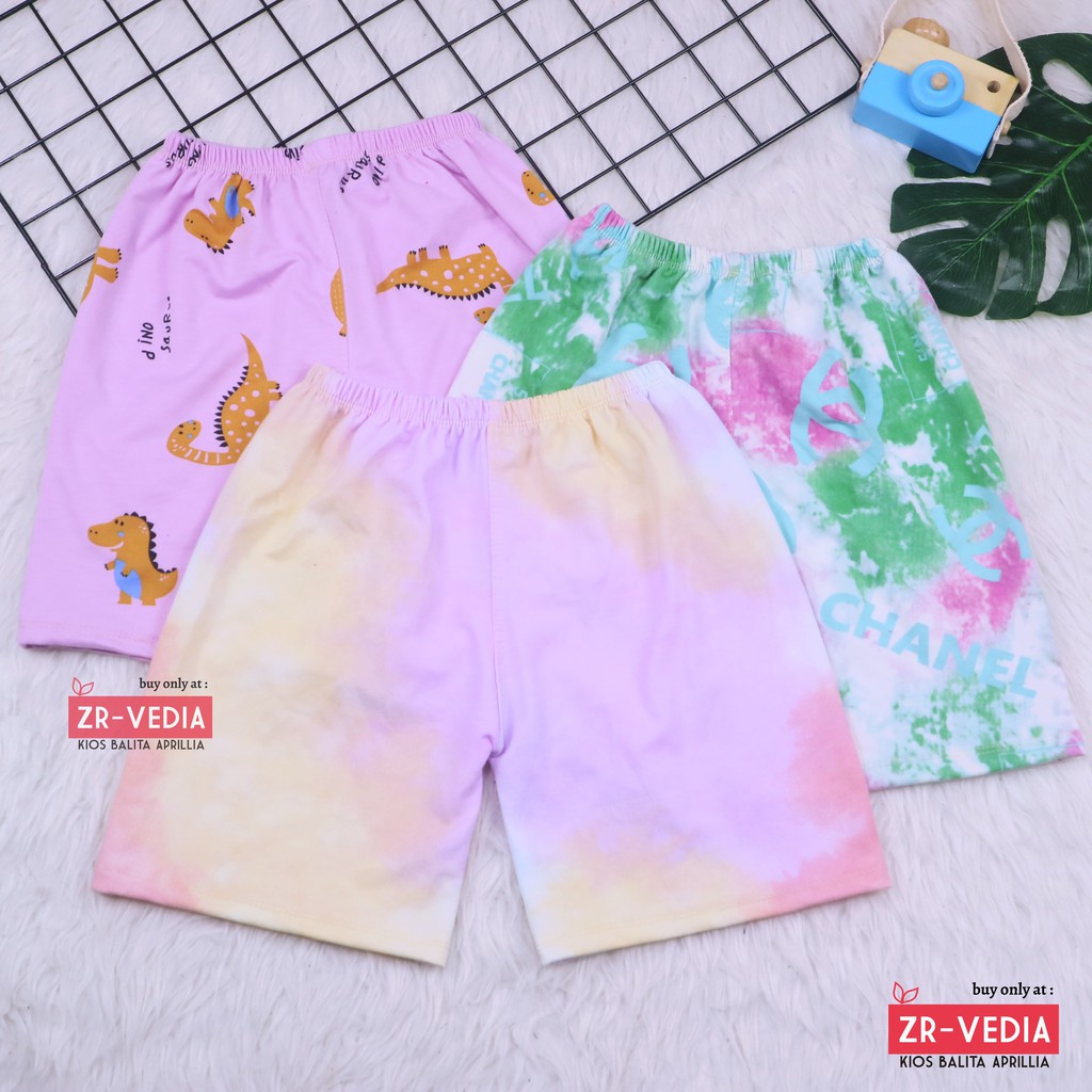 (IMPORT) LOVY SHORTIE Anak Perempuan TK-SD-SMP 4-15 Tahun / Dalaman Celana Pendek Bahan Babyterry