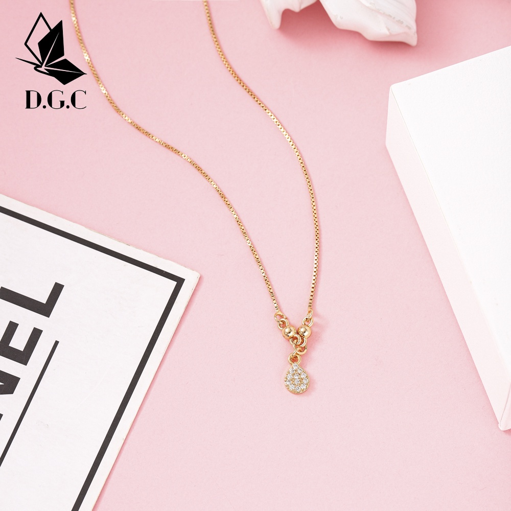 COD ❣️ Kalung Anak Titanium Perempuan Lapis Emas Aksesoris Perhiasan Cewek Rantai Fashion Korea Style D661