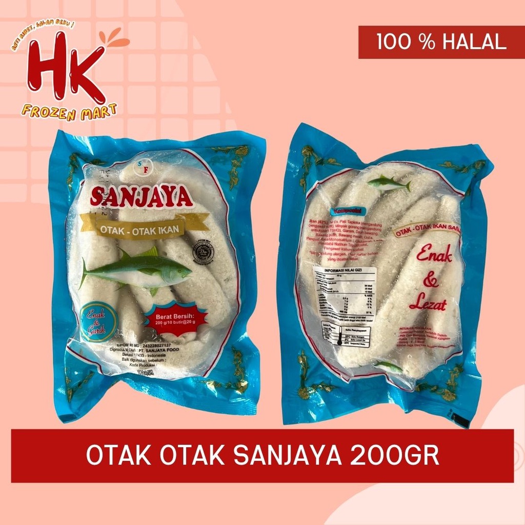 

Sanjaya Otak Otak Ikan 200 gr | bakso sosis bakar isian suki grill singapore HK Frozen Mart