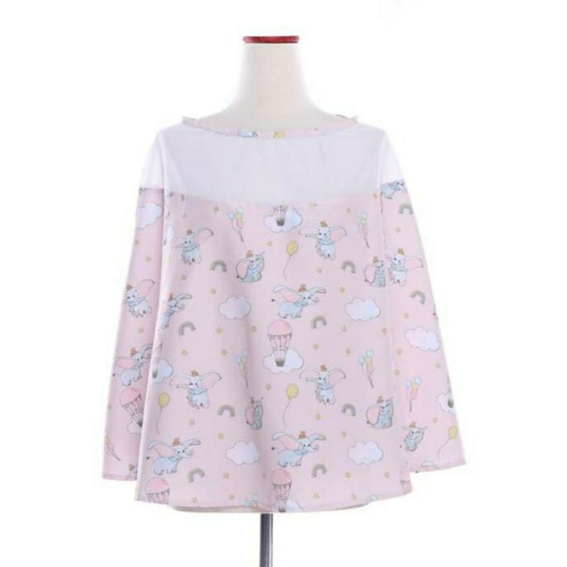 Apron Menyusui Nursing Cover Melingkar Kain Penutup Menyusui C24