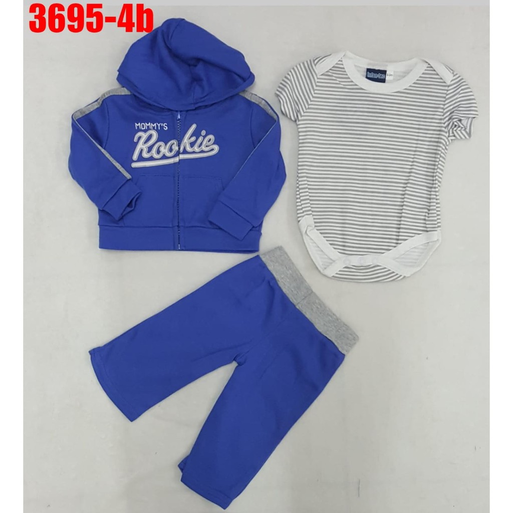 Infan-tec Jaket Set Jumper Baby Boy 0-3 Bulan - 6-9 Bulan