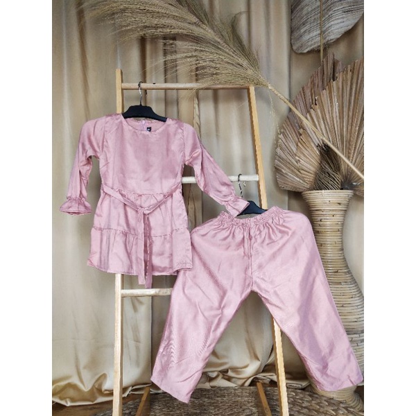 SALSA KIDS SET 1-2 tahun/Setelan anak cewe/setelan muslim anak/piyama anak cewe/setelan anak murah