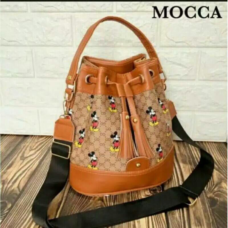 Tas selempang wanita serut Gc mickey