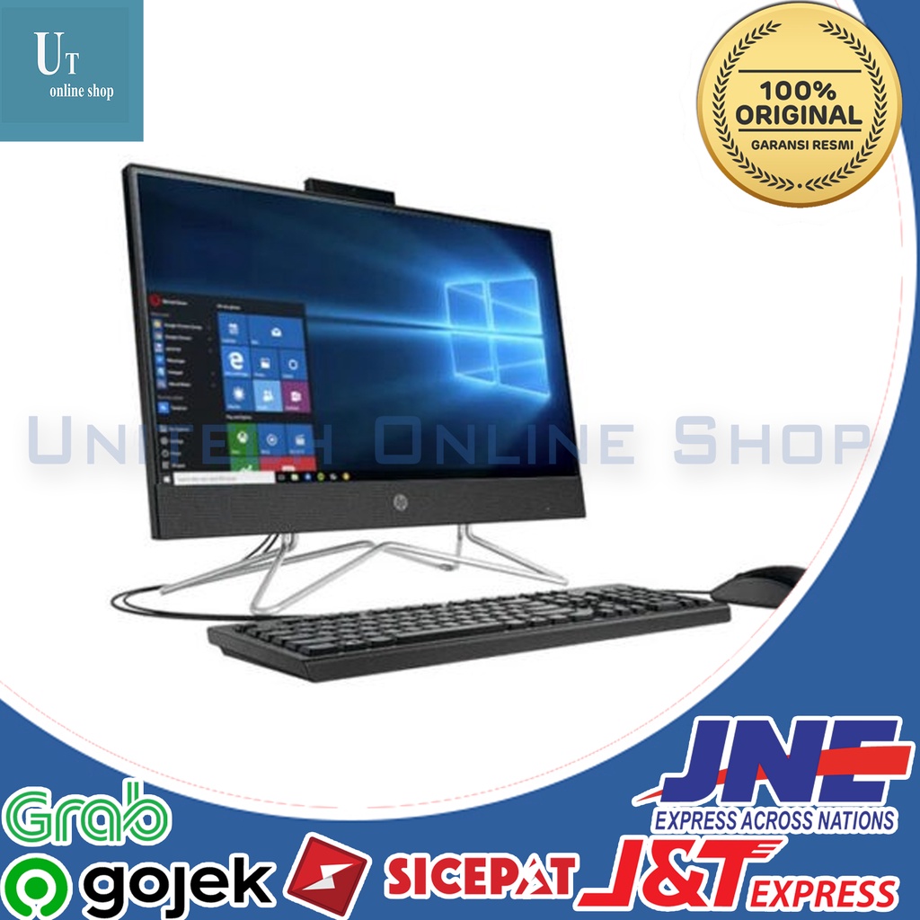 PC AIO HP 22-DF0144D J4025 RAM 4GB HDD 1TB DVDRW 21.5'' W11 BERGARANSI