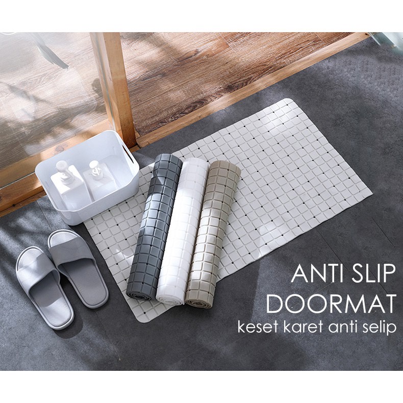 [HY.Olshop12] SUDOKU Keset Kamar Mandi | Keset Lantai Doormat Vacum | Alas Keset Kamar Mandi | Keset Anti Slip Bahan PVC Ukuran 72x40 CM