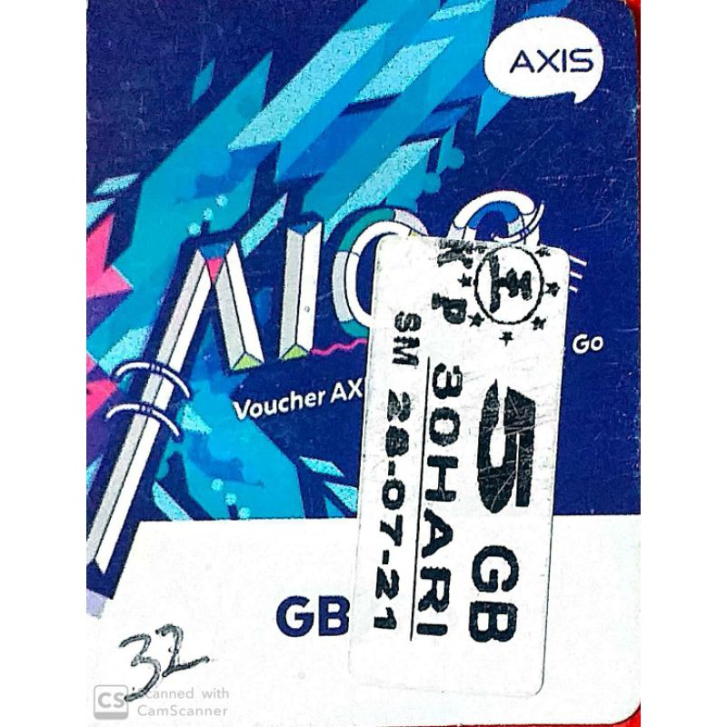 Voucher Axis Aigo 5 GB