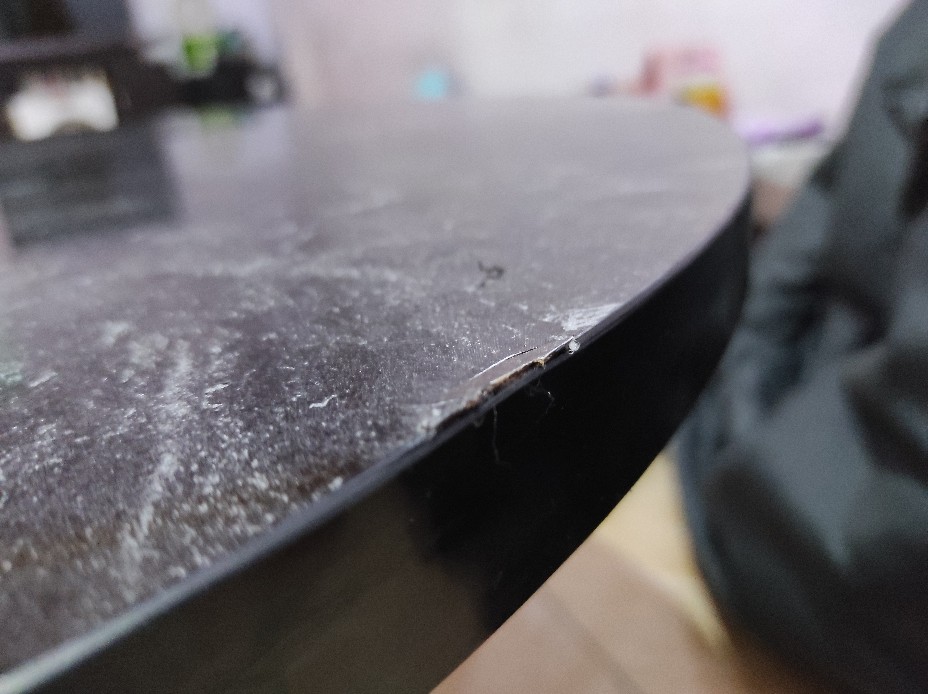 Meja Lesehan Unik - Brown Mocha Bundar