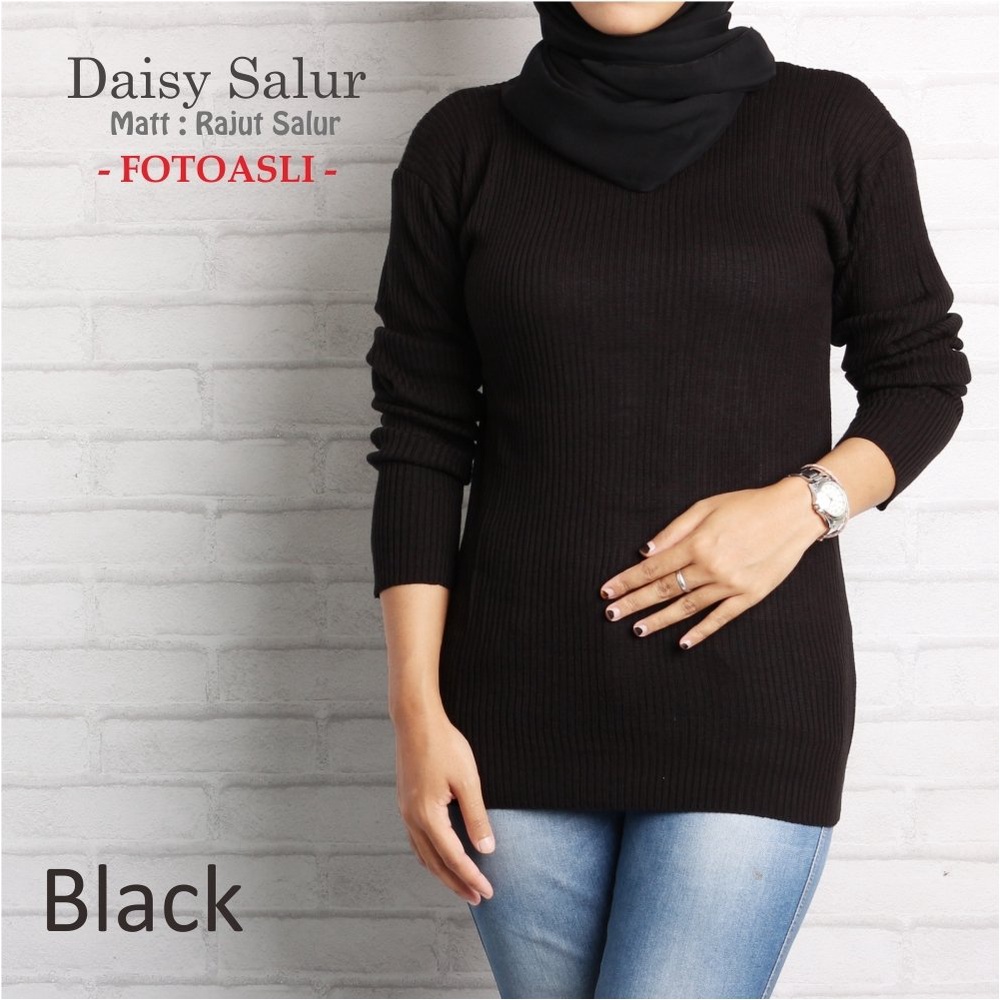 Sweater DAISY TURTLENECK Rajut Polos