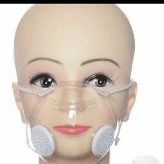  Masker  Transparan  Masker  Bening N95 PM 2 5 with Valve 