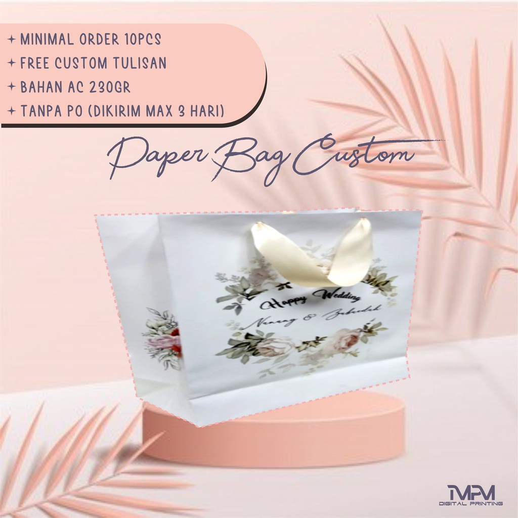 

PAPERBAG / TAS KERTAS Bridesmaid 31x9x20,5 (SIZE M)