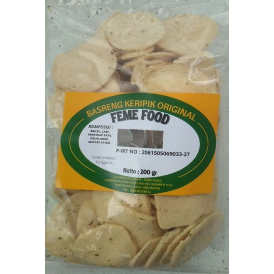 

Basreng keripik original/Beda harga beda rasa/200gram