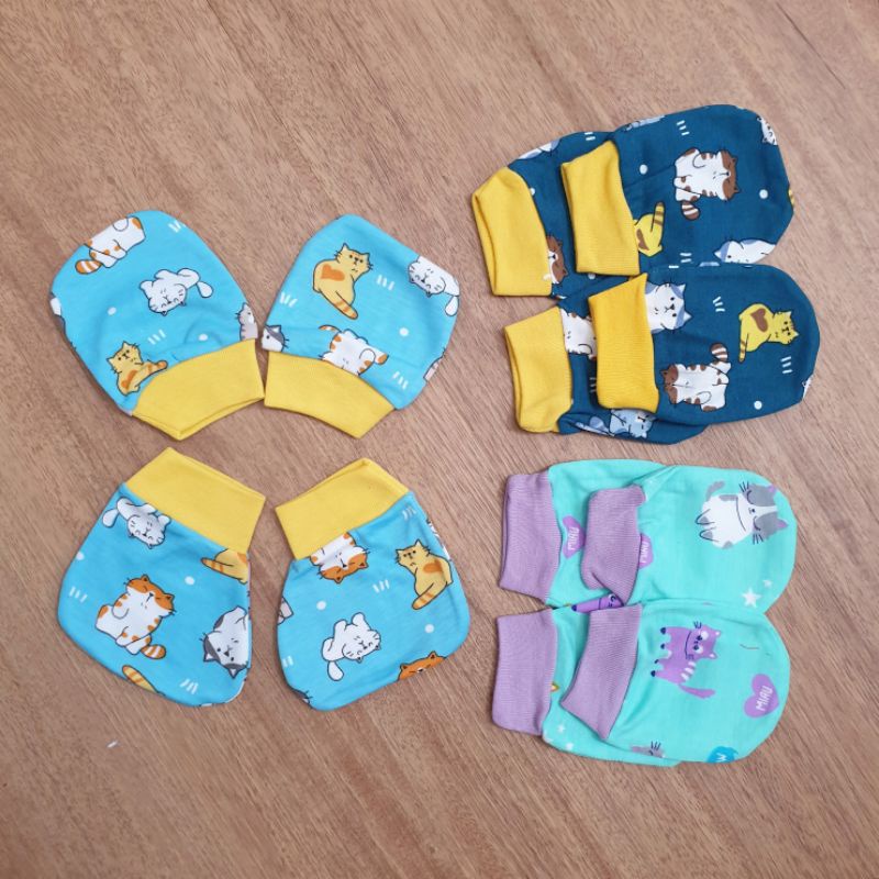 1 Set Sarung Tangan Set Kaki Bayi MG (Set Sarung Tangan + Sarung Kaki) SNI STK MG