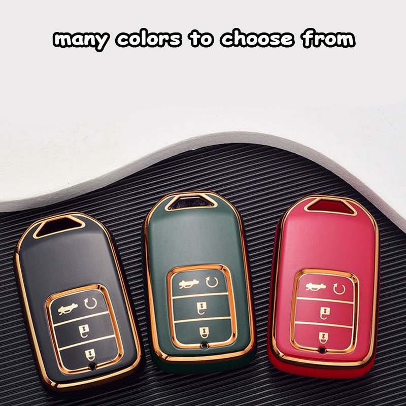 Case Kunci Mobil Keyless Entry Untuk Honda Civic CRV HRV BRV City Accord 2014 Ke 2020