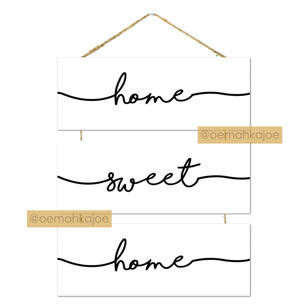 Walldecor Poster Kata Gantungan Hiasan Dinding Scandinavian Susun