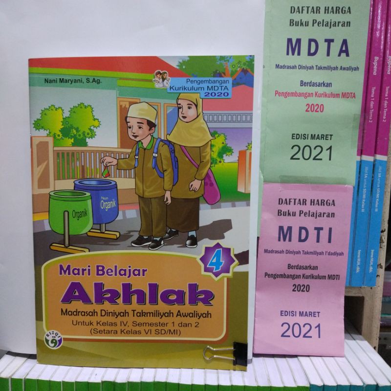 

mari belajar akhlak kelas 4 Diniyah takmiliyah Awaliyah Kurikulum 2020