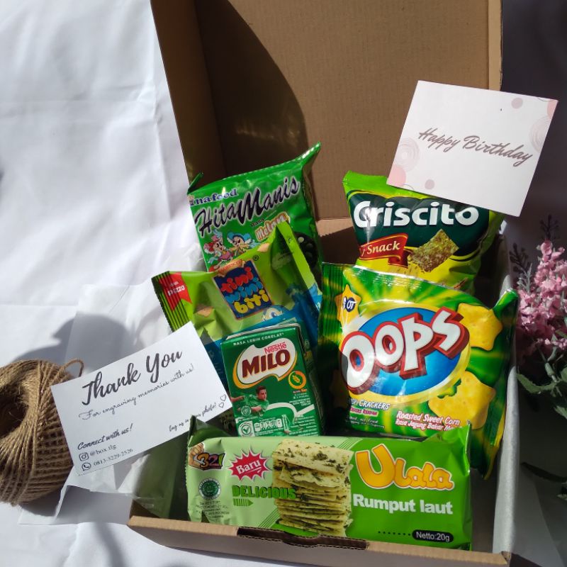 

HAMPERS GIFTBOX SNACK HAMPERS SNACK HAMPERS ULANGTAHUN HAMPERS KADO HAMPERS BINGKISAN HAMPERS WISUDA