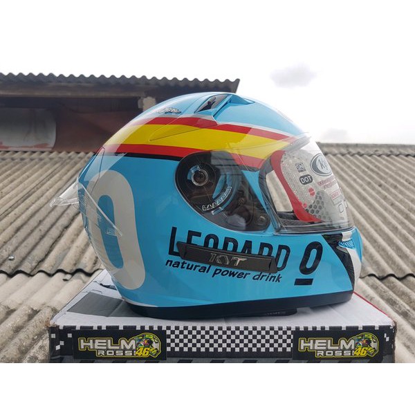 KYT K2RIDER LEOPARD LIMITED EDITION PLUS SPOILER K2R