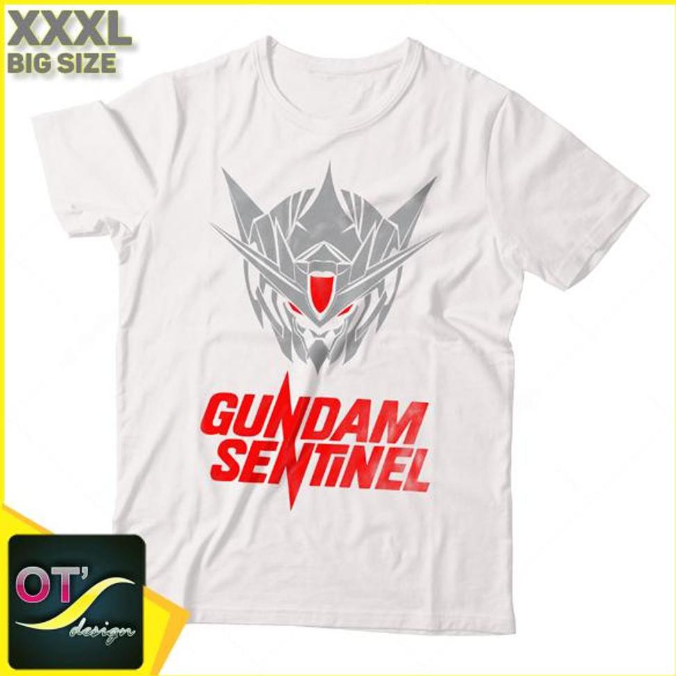 Kaos Xxxl Big Size Gundam Sentinel 1 Putih Ot Design Uliandrashop