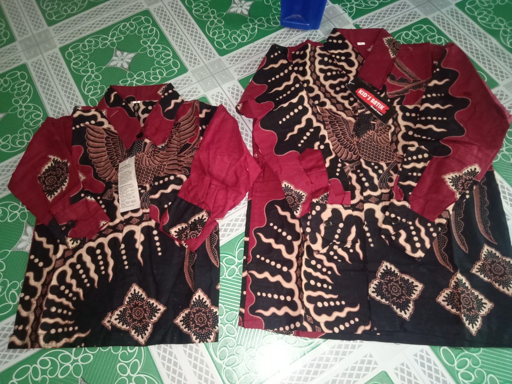 Kemeja Batik Anak Laki-laki Lengan Panjang Usia 1-13 Tahun Batik Premium Kualitas Super Harga Murah