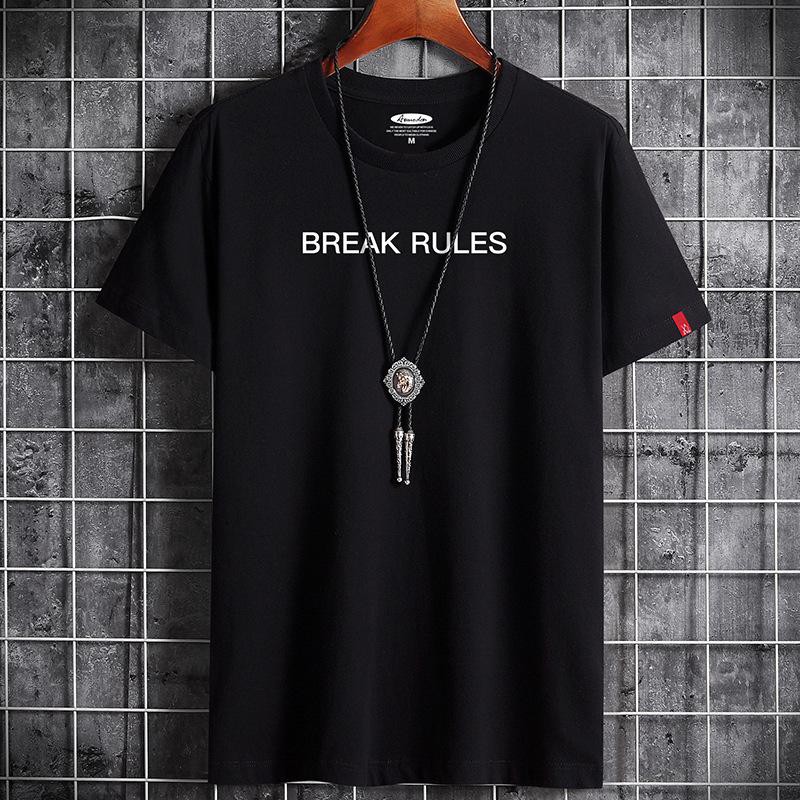 BS//TERLARIS//BAJU KAOS BREAK RULES TANGAN PENDEK PRIA DAN WANITA//GOOD QUALITY