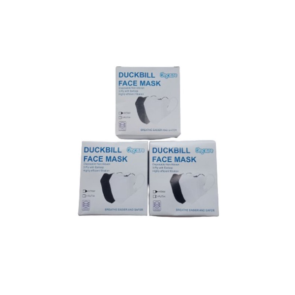Duckbill Face Mask Oncare 3ply with earloop