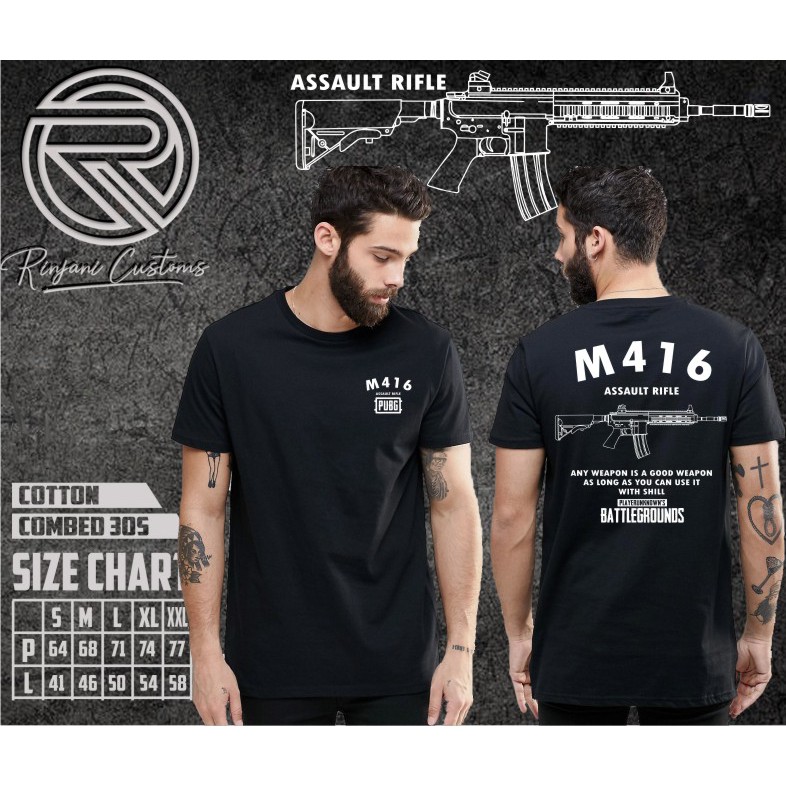 KAOS PUBG M416 ASSAULT KAOS PUBG KEREN BISA TAMABAH NAMA KAOS PUBG M416 ASSAULT KAOS PUBG KEREN BISA TAMABAH NAMA