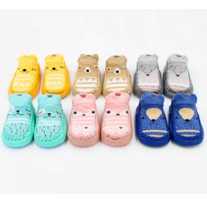 Kaos Kaki Bayi Anti Slip / Baby Socks Shoes / Sepatu Bayi Prewalker / Anak