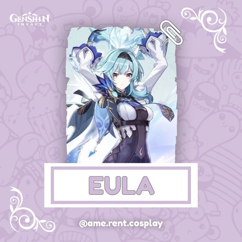 Eula (Sewa Cosplay)
