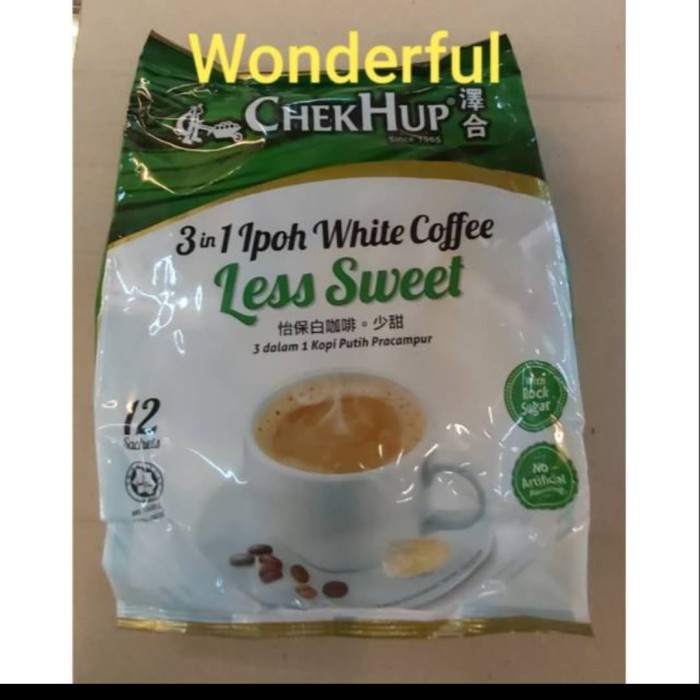 

Chek hup 3 in 1 Less Sweet (12 sacet)